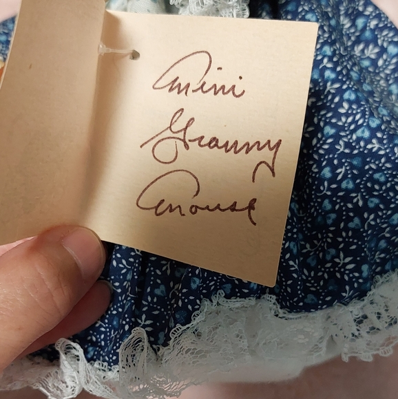 Adorable Handmade Grandma Mouse Doll 9" NWT - Picture 9 of 10